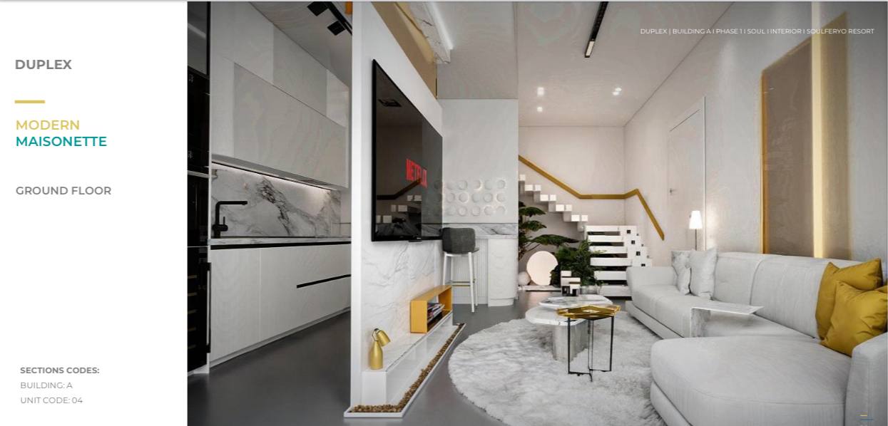 SKY CONDO [ second + roof ] دوبلكس 123 متر مطل علي مساحات خضراء